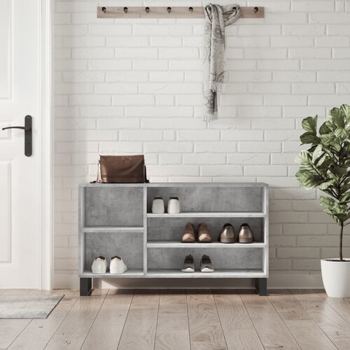  za cipele boja betona 102x36x60 cm konstruirano drvo Slike