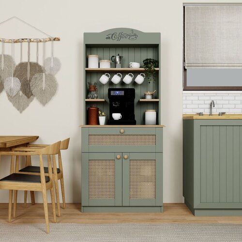 Hanah home Lucas 1600-129 Green Coffee Stand Cene