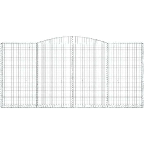  Lučne gabionske košare 5 kom 400x30x180/200cm pocinčano željezo Cijene
