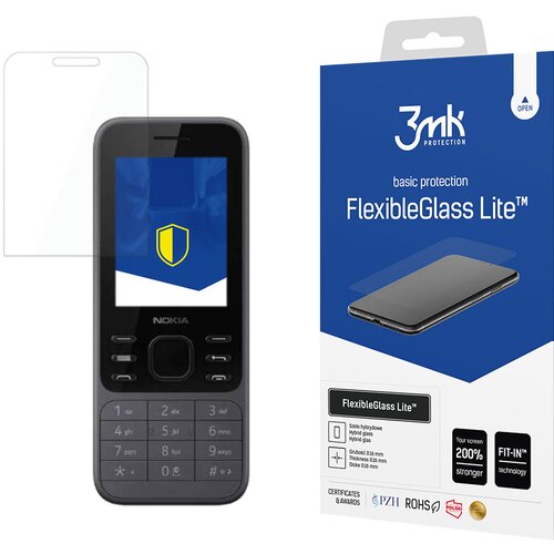 3mk OVITEK IZ KALJENEGA STEKLA FLEXIBLEGLASS LITE ZA NOKIA 6300 4G, (22001676) Cene