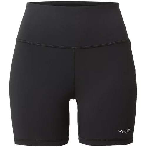 Puma Sportske hlače 'FIT HW 5' crna / bijela
