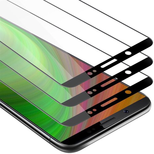  vivo V7 - zaščitna folija v transparentno s čarno - 3-pack kaljeno steklo za zaščito zaslona s trdoto 9H in 3D dotikom, (20548212) Cene