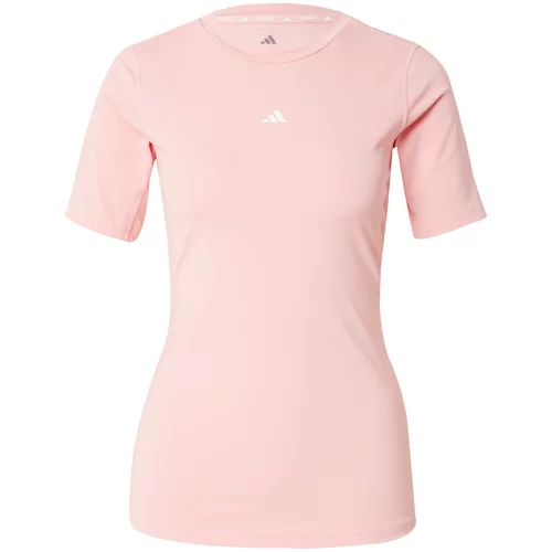Adidas Tehnička sportska majica roza / bijela