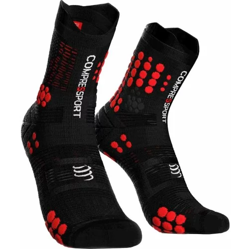 Compressport RACE V3.0 TRAIL Čarape za trčanje, crna, veličina
