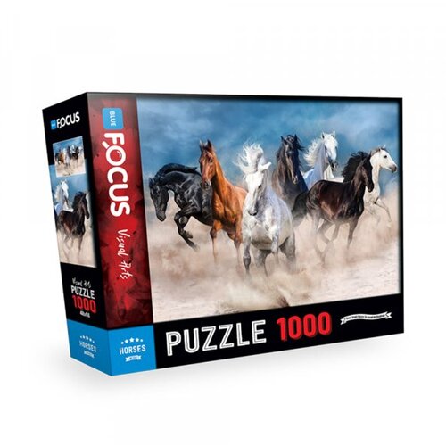 Blue Focus Puzzle 1000 delova Konji Slike