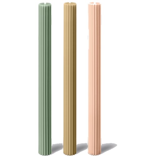 Nespresso Ribbed Candles Blooming Flower Cene