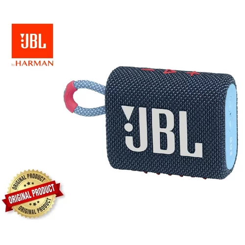 5h Zvučnik JBL GO 3 prenosivi bluetooth vodootporan IP67 rada plava-pink
