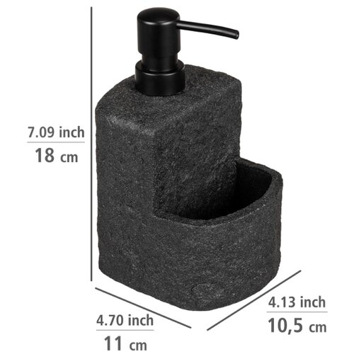 Wenko 54667100 - Dozator sapuna FESTIVAL 10,5x18 cm crna Slike