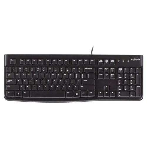 Logitech K120, USB, black, 920-002498/2583