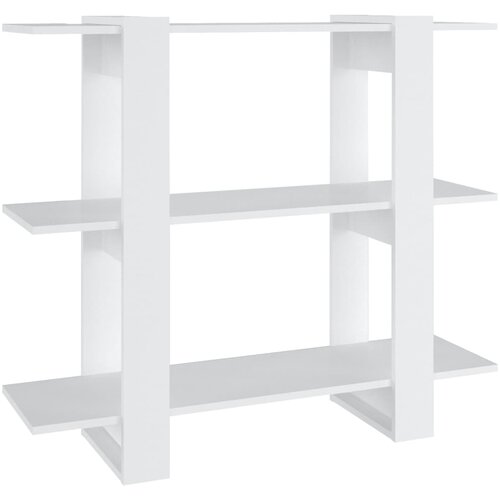Maison Chic Knjižna omara - Knjižni regal bela 100x30x87 cm, (21723154) Slike