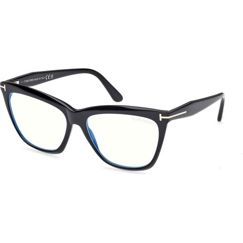 Tom Ford Ženski okvir za dioptrijske naočare Blue Block 0FT6064-B 156, Crni Cene