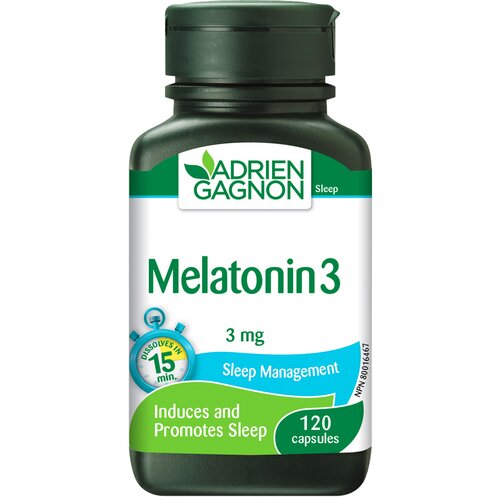 ADRIEN GAGNON melatonin 3mg 120/1 120084 Slike