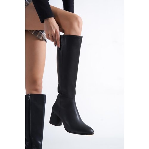 Capone Outfitters Knee-High Boots - Black - Block Cijene
