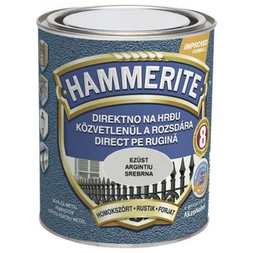 HAMMERITE Lak za kovino Hammerite Rustik (750 ml, srebrn)