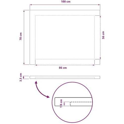  Pravokutni stolni vrh 100 x 70 x 3 cm Pravokutni - Tamno smeđa 90 x 55 x 3 5 cm Pravokutno Slike