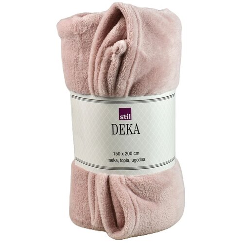STIL deka coral flis roza 150x200 cm Slike