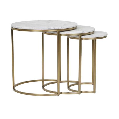 Master Stolovi okrugli dekorativni set 3/1 T305-G zlatni Cijene