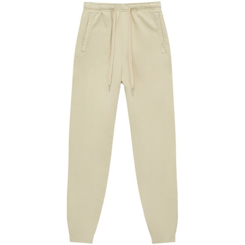 Pull&amp;amp;Bear Hlače pastelno rumena Slike