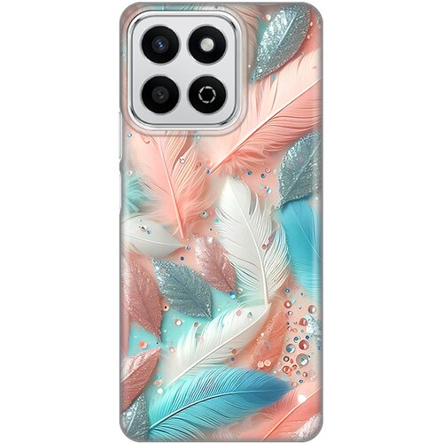  Torbica Silikonska Print za Honor 200 Smart/Honor X7c Pastel Feathers Cene