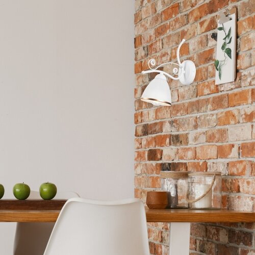  Zidna lampa RETRO II 1xE27/60W/230V bela Slike