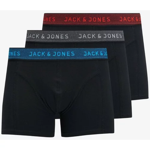 Jack & Jones Oprijete boksarice 3 Piece Črna