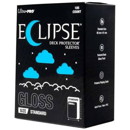Ultra PRO Gloss Eclipse Standard Deck Protector Sleeves 105 - Sky Blue Cene