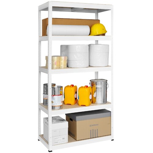 X Metalni regal Futur 350 (D x &amp;Scaron; x V: 60 x 90 x 180 cm, Nosivost: 350 kg/polica, Broj polica: 5 Kom., Bijela) Slike
