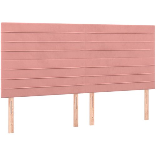  LED uzglavlje ružičasto 180x5x118/128 cm bar&amp;scaron;unasto Slike