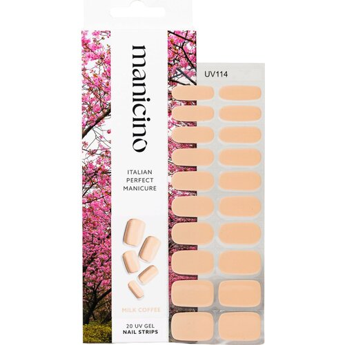  UV Gel Nail Strips - Milk Coffee Cene