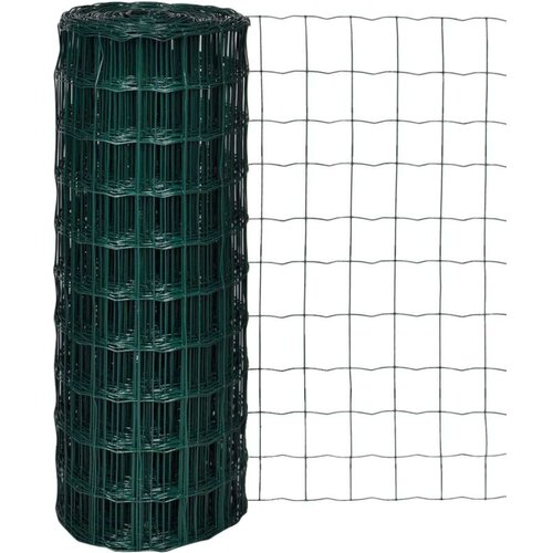 vidaXL Evro ograja iz jekla 10 x 1,0 m zelena, (20982500) Cene