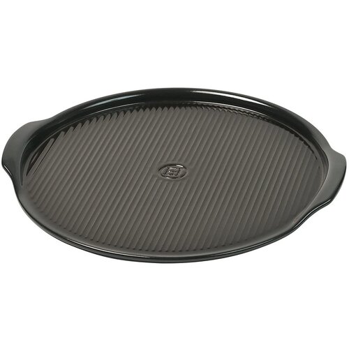 Emile henry Charcoal Large Ridged keramični pekač za pizzo Cene