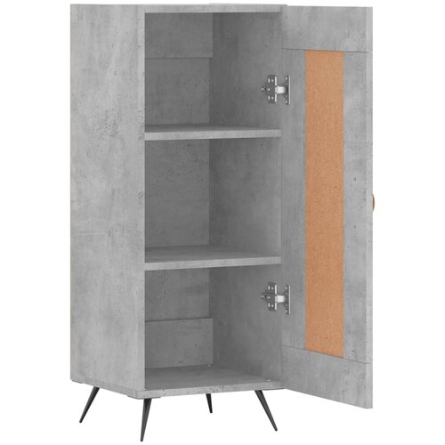  Komoda siva boja betona 34,5x34x90 cm od konstruiranog drva Slike