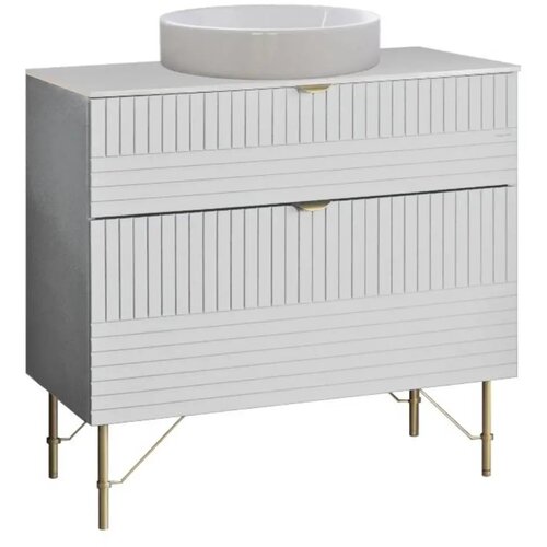Pino Art ormarić sa umivaonikom 3043 Line 90 Compact beli  (1101) Cene