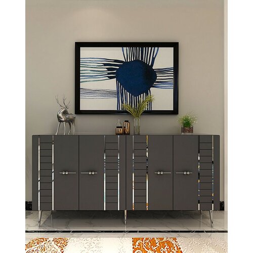 Hanah home konzolni sto Imre, 150x75x35 cm, Antracit Cene