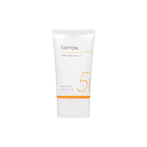 MISSHA krema za sončenje z za&amp;scaron;čitnim faktorjem SPF 50+ - All Around Safe Block Cotton Sun SPF50+ Slike