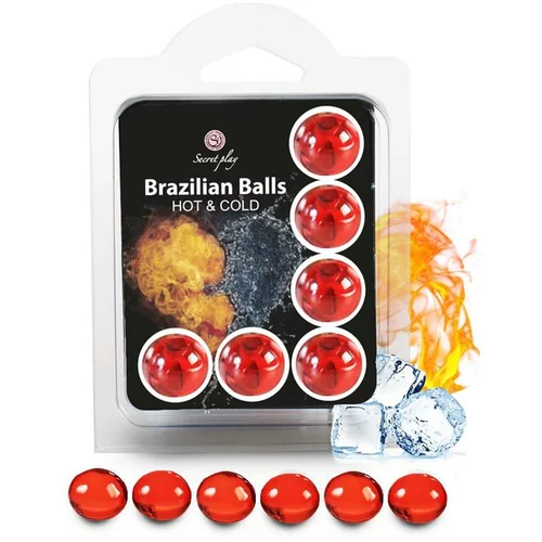 SecretPlay Brazilske kroglice so postavljene 6 toplote in hladnega učinka, (21079040)