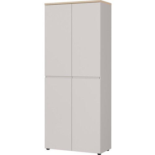Germania Krem komoda u mat dekoru 80x197x40 cm Lissabon &amp;ndash; Slike
