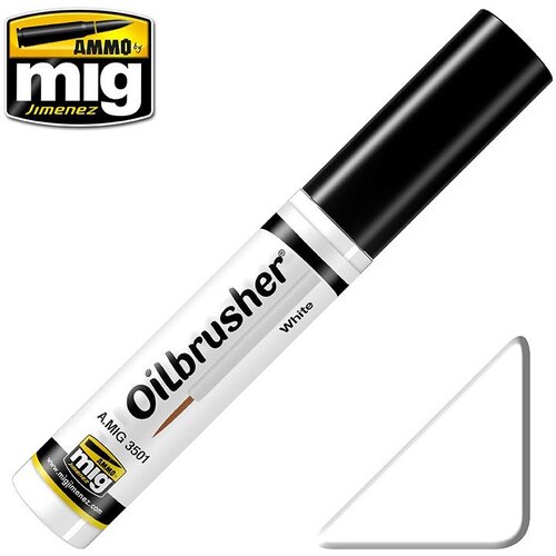 AMMO by MIG Jimenez oilbrusher white (bela uljana boja) Cene