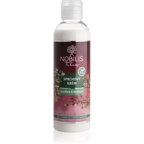 Nobilis Tilia Shower Cream krema za prhanje di&amp;scaron;ave Cinnamon and Vanilla 200 ml Slike