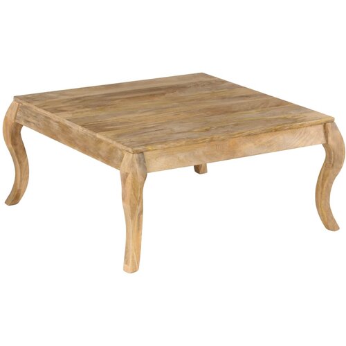  Stolić za kavu 80 x 80 x 40 cm od masivnog drva manga Slike