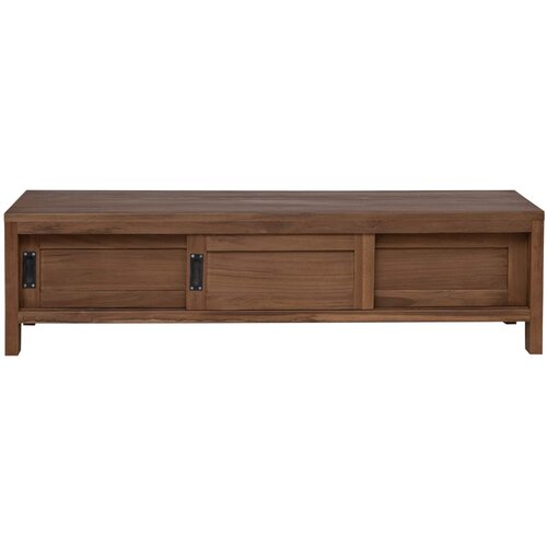  ormar 110 x 30 x 30 cm Čvrsto teak drvo Prirodna Slike