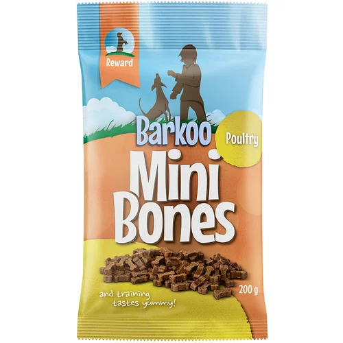 Barkoo Mini Bones (pol-vlažni) 200 g - S perutnino
