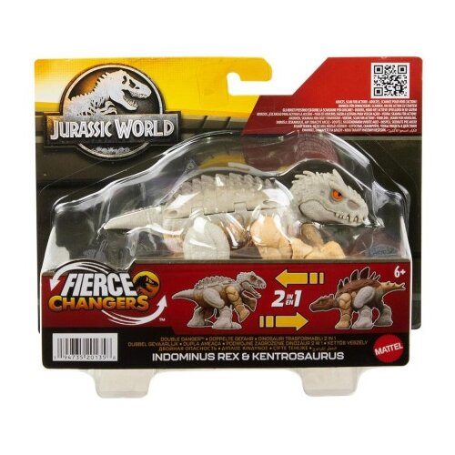 Jurassic World Fierce changers 2u1 Indominus rex&Kentrosaurus ( 1042956 ) Slike