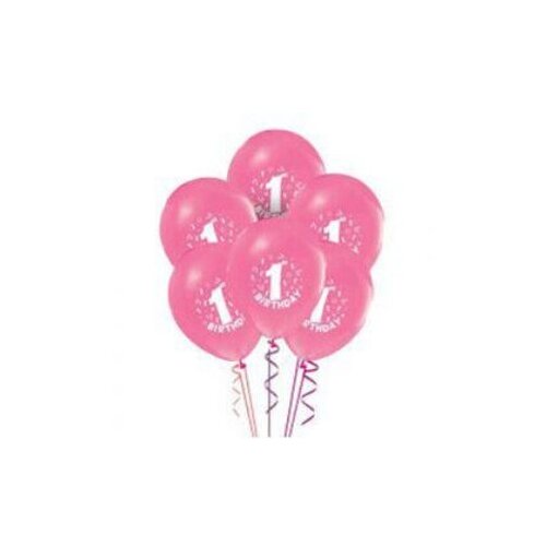  BALONI 12" PRVI RODJENDAN ROZE 1/100 Cene
