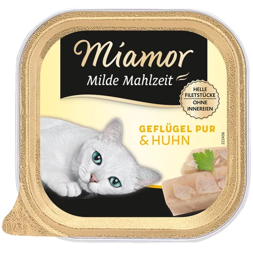 Miamor Varčno pakiranje Milde Mahlzeit 16 x 100 g - Perutnina in piščanec
