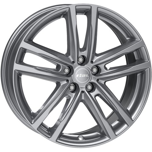 RIAL A17 5x112 ET49 7,0x17 X10 ECE siva 57,1 (Audi, Ford Tourneo/Transit Connect (SK/SKN), MG4, Sea Cene