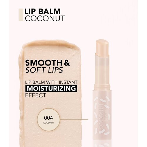 Flormar Lip Balm balzam za ustnice z okusom odtenek 004 Coconut 3 g Slike