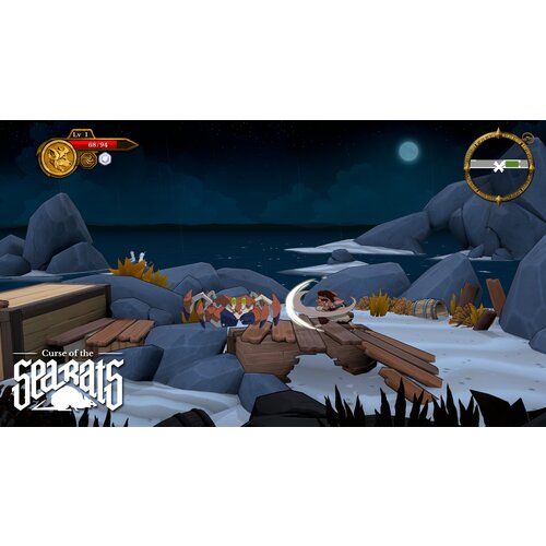 Pqube Curse of the Sea Rats (Playstation 4) Cene