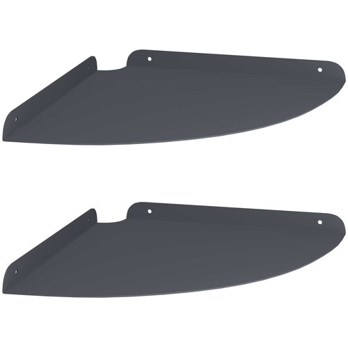  Lebdeća polica s policom 2 pcs Antracit 30 x 30 x 2 cm - Antracit 30 cm 2 Cijene