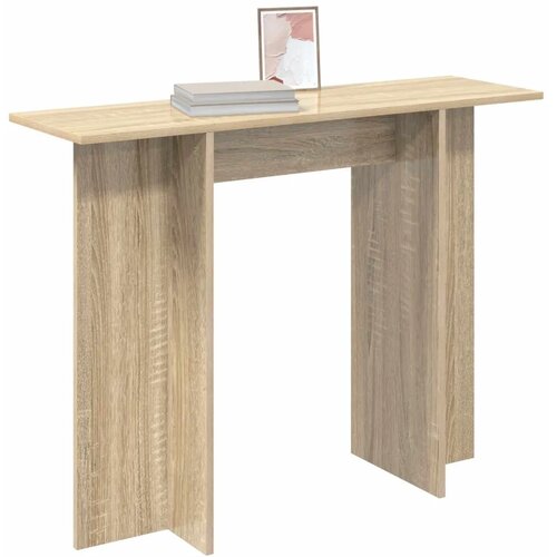  Konzolni stol Hrast sonoma 100 x 30 x 75 cm Konstruirano drvo - sonoma hrast Slike